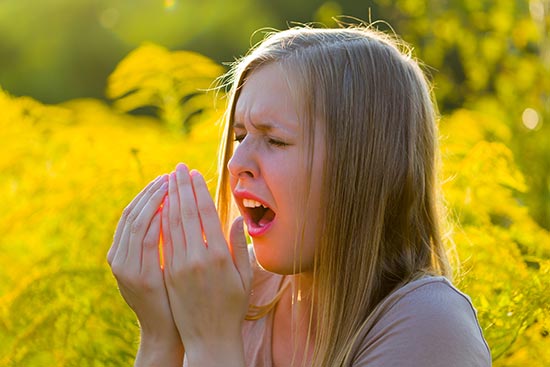 Asthma and pollen 